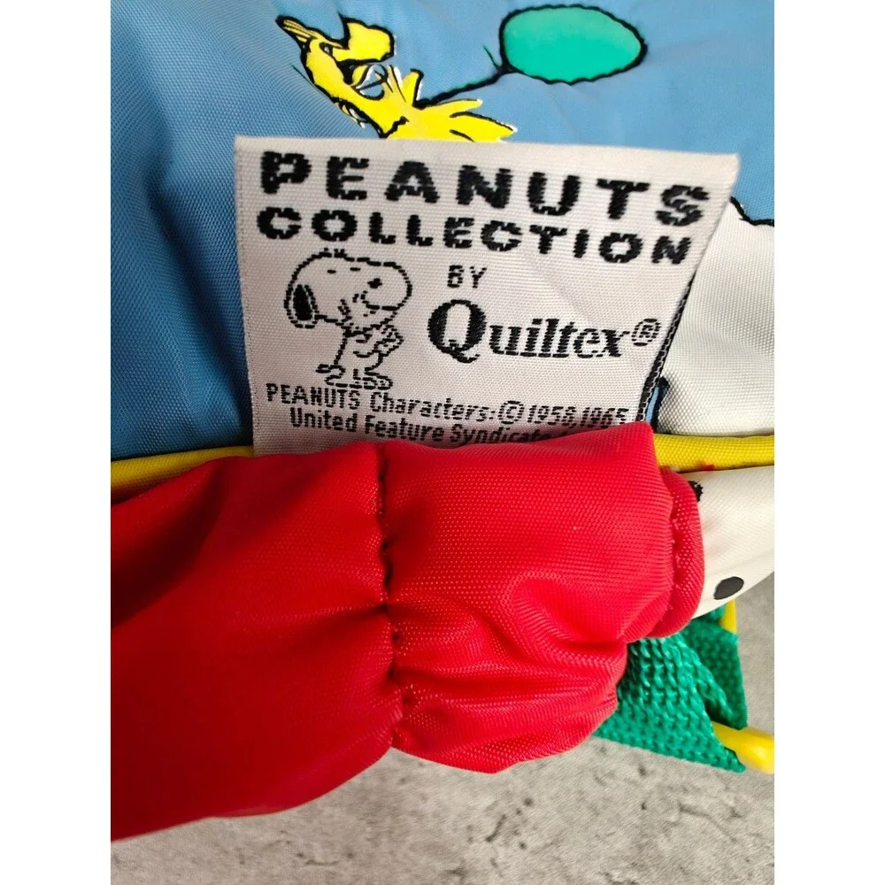 Vintage Snoopy Peanuts Quiltex Diaper Bag NWT Carrying Insulated Bag